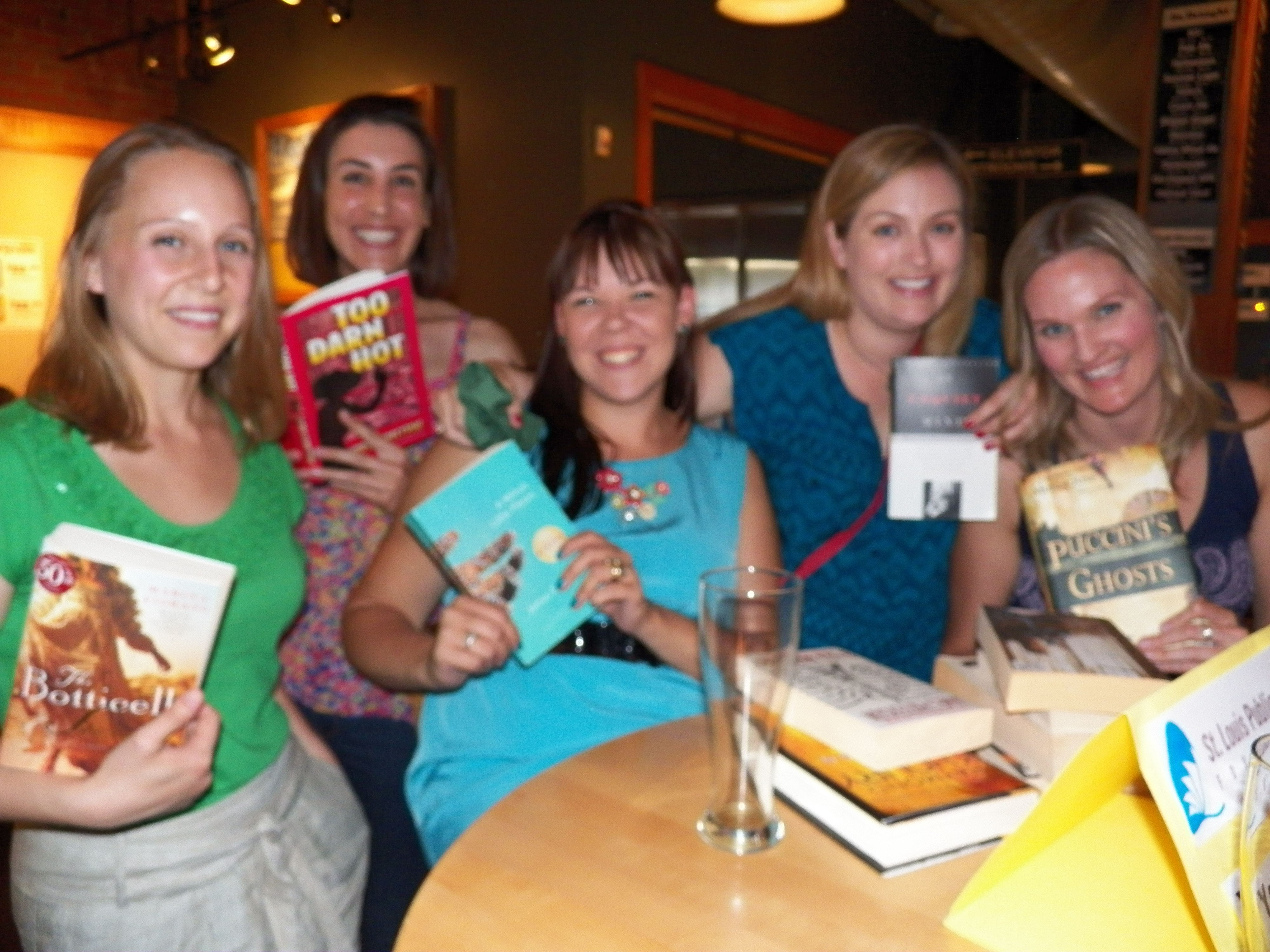 Young Literati @ Book Swap (Erica, Michelle, Jenny, and Emilie)